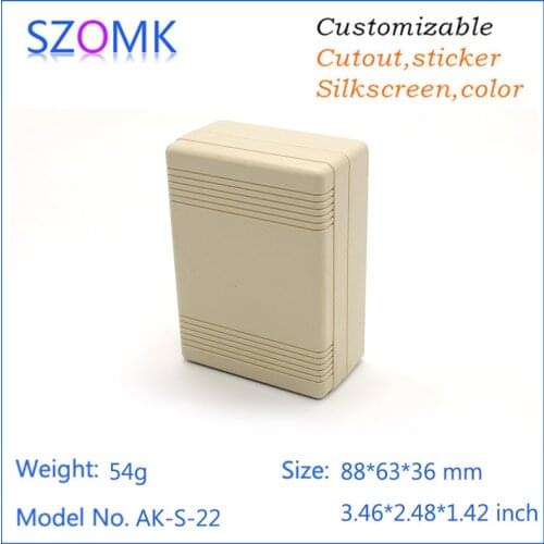 Szomk small enclosure project box electrical cabinet (4 pcs) 88*63*36mm plastic instrument enclosure electronics junction box