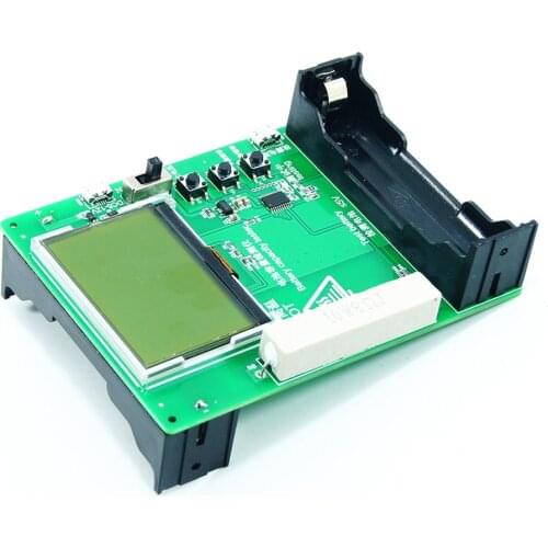 LCD Display 18650 Lithium Battery Capacity Tester Module 128X64 LCD display Power Bank Capacity test 0~9999mAh