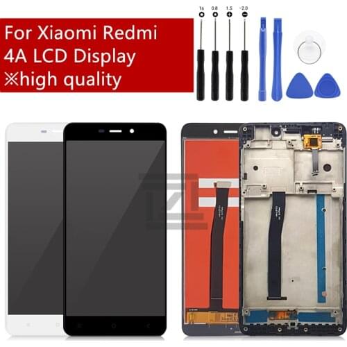 For Xiaomi Redmi 4A LCD Display Touch Screen Digitizer Assembly With Frame 4A Pro Display Replacement For 5.0" Redmi 4A LCD