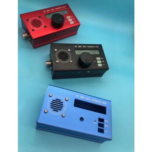 10W Max uSDX 8 Band SDR All Mode USB, LSB, CW, AM, FM HF SSB QRP Transceiver QCX-SSB with Battery Charger, Built in speaker