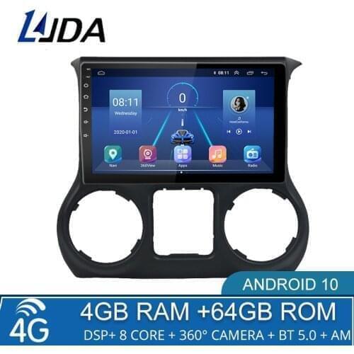 Car Radio For Jeep Grand Wrangler JK 2015 2016 Android Radio Auto Stereo Car GPS Navigation Head Unit Car Multimedia Player