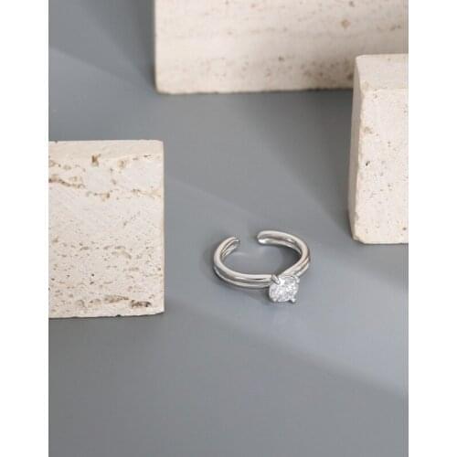 Shiny Micro-inlaid Cubic Zirconia Wedding Rings For Women Jewelry 2021, Elegant 925 Sterling Silver Ring Engagement Party Gifts