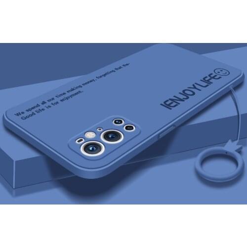 Liquid Silicone Oneplus 9 pro Case Words Painting For One Plus Oneplus9 1+8 1+9 OnePlus 8 Pro Shock-Proof Cover Anti-Knock