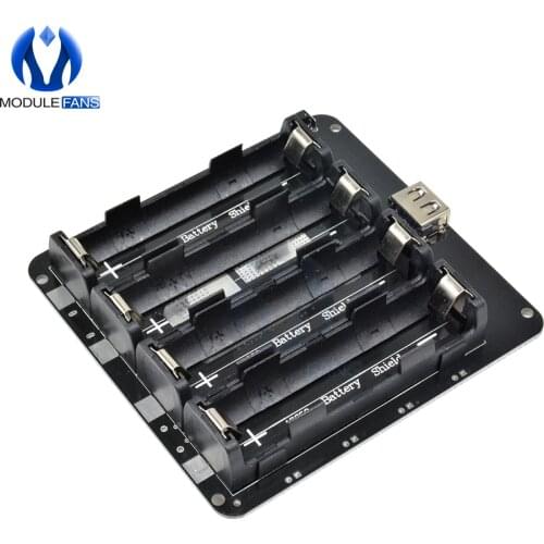 Dual/Four 18650 Lithium Battery Shield V8/V9 Mobile Power Expansion Board Module 5V/3A 3V/1A Micro USB For Arduino ESP32 ESP8266