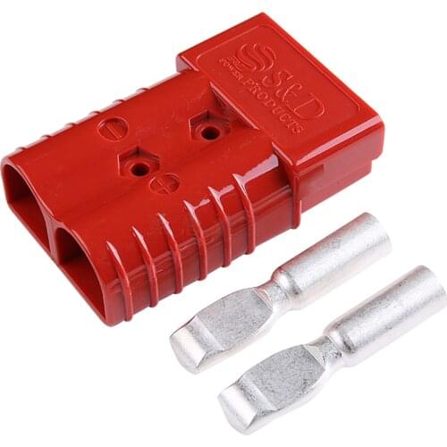 600V 350A Plug Connectors Double Pole with Copper Contacts for Solar Panels Caravans Battery Electrical Power Cables Connectors