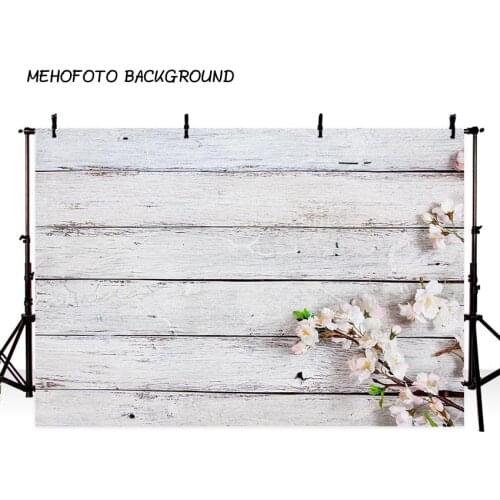 Spring Flowers Wood Photography backdrop cute children baby shower birthday smash cake celebration props Backdrops Photo Studio