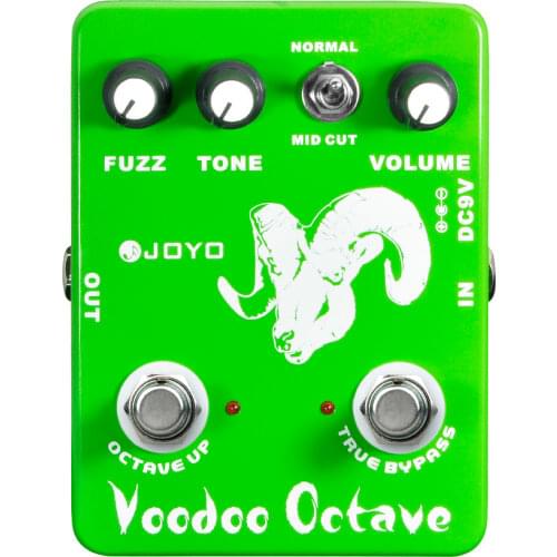 JOYO JF-12 Voodoo Octave Effects Pedal Guitar Fuzz Design Music Instrument Gear Single True Bypass Electric Guitar Accessories