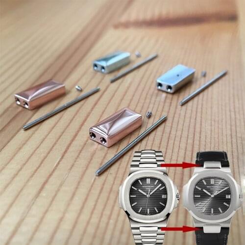Watch conversion kit for PP Patek Philippe Nautilus 40mm watch steel band end link