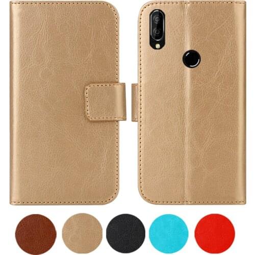 Leather Case For Oukitel C16 5.71" Retro Flip Cover Wallet Coque Oukitel C16 2019 Phone Cases Fundas Etui Bags Magnetic Fashion