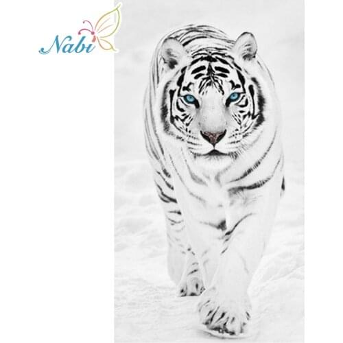 Nabi Diamond Embroidery Sale Animal 5D DIY Diamond Painting Tiger Cross Stitch Picture Diamond Mosaic Kit Crafts Needlework