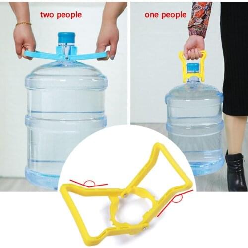 Plastic Bottled Water Handle Energy Saving Thicker Double Pail Bucket Lifting Device Carry Holder