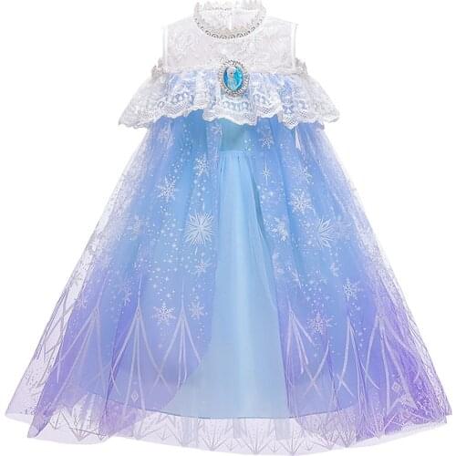 HOT Kids Dresses Girls Princess Costume Halloween Children Party Dress Birthday Vestido Fantasia Girls Clothing