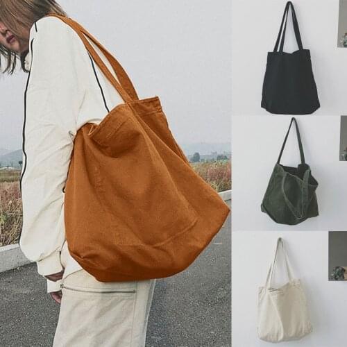 Luxury Tote Bags for Women High Quality Canvas Female Shoulder Bags Commuter Big Shopper School Bag Ladies Purses And Handbags