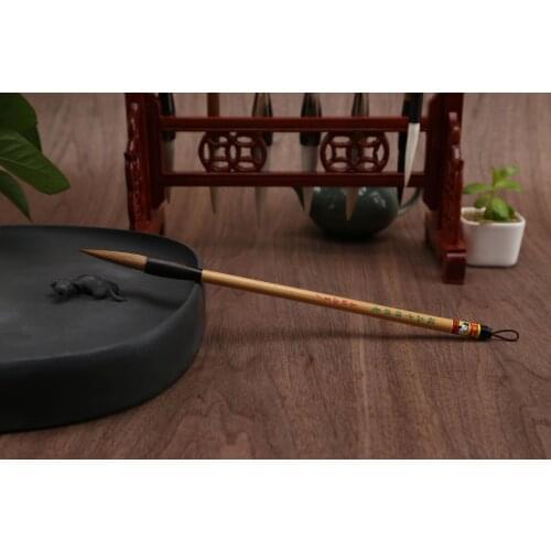 Shanlian Lake pen factory Shuangyang Lake pen super quality center Wolf square four treasures calligraphy painting writing brush