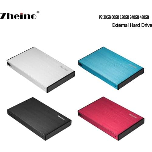 Zheino Portable SSD USB 3.0 60GB 120GB 240GB 360GB 480GB 128GB 256GB 512GB 1TB External Solid State Hard Drive Disks