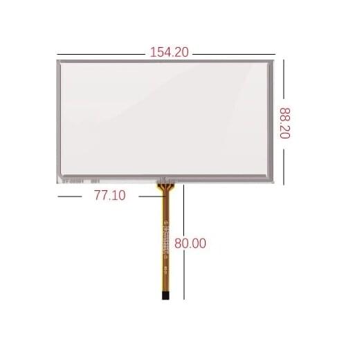 10pcs/lot New 154*88 MM 6.5 Inch Touch Screen ST-06501 car DVD AT065TN14 PW065XS1 touch screen