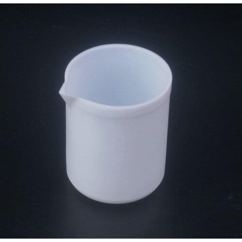 100ml White Measuring Beaker PTFE Silicone Laboratory Ware High Quality