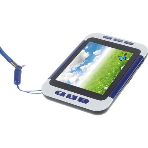 3.5" LCD 2-32X Portable Digital Magnifier Low Vision Electronic Visual Aids Video Microscope USB SD Card AV Out ,VD-LE1