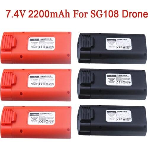 7.4V 2200mah lipo battery for SG108 SG-108 RC Drone Quadcopter Spare Parts For SG108 Aircraft Rechargeable Battery