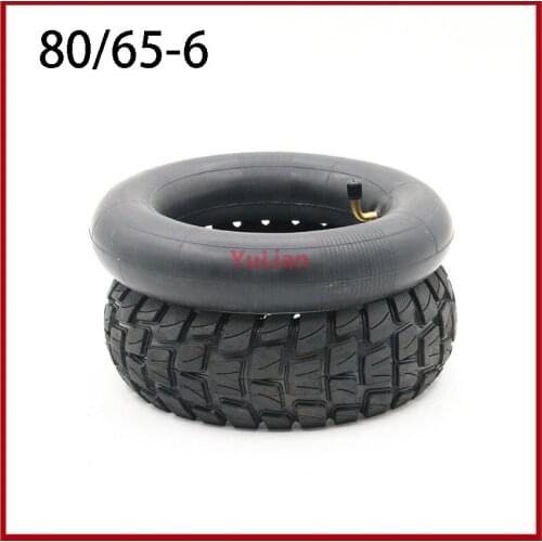 80/65-6 Inner Outer Tyre for Electric Scooter E-Bike 10x3.0-6 Thicken Widen Hard Wear-resistant Road Tires Inner Tubes