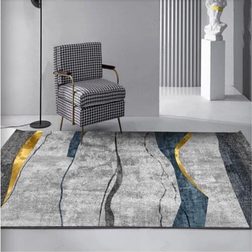 American style living room tea table carpet northern Europe simple modern light luxury simple American