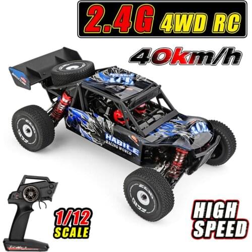 Wltoys 124018 1/12 RC Car 60Km/h 2.4G 4WD High Speed Off-road Crawler RTR Climbing Remote Control Car Kids Toys Christmas Gifts