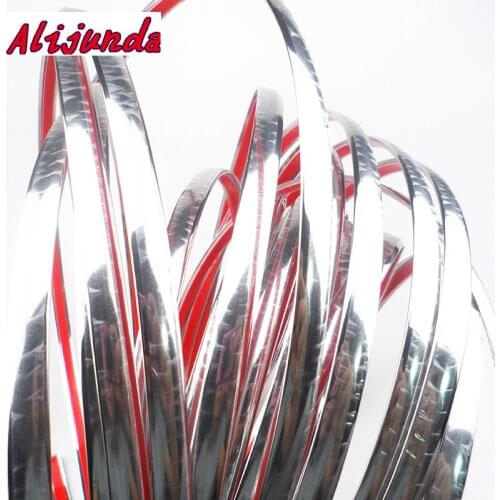 Car-styling 10mmx15m DIY Car decoration Chrome Strip sticker for Opel Astra VAUXHALL MOKKA Zafira Insignia Vectra Antara