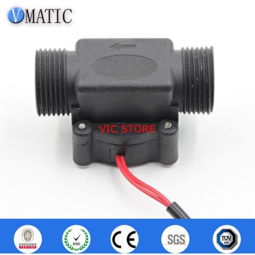 Free Shipping VC678-1 Plastic Water Magnetic Mounted Pa+gf Material Indicator Reed Switch Flow Sensor G3/4 Thread Flow Switch