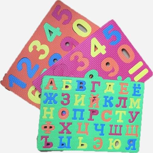 Kids Learning Russian Language Alphabets Number Preschool Educational Funny Gadgets Foam Letters Interesting Toys For Children