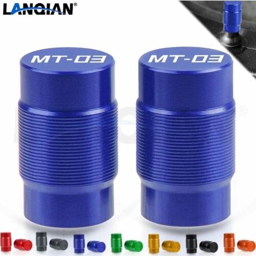 For Yamaha MT-03 Motorcycle Aluminum Wheel Tire Valve Stem Caps Airtight Covers MT03 MT 03 2005-2019 2014 2015 2016 2017 2018