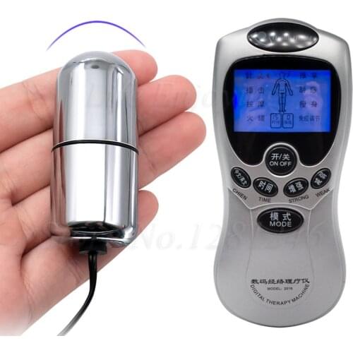 Electro Shock Pulse Physiotherapy Vagina Balls Electric Clitoris G-spot Stimulator Anal Plug No Vibrators Sex Toys For Woman Men