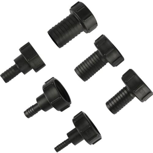 1/2" 3/4" 1" 1.25" 1.5" 2" Pipe Interface IBC Tank Adapter S60 Coarse Thread Tap Replacement Connector Tank Cap Supplies 5Pcs