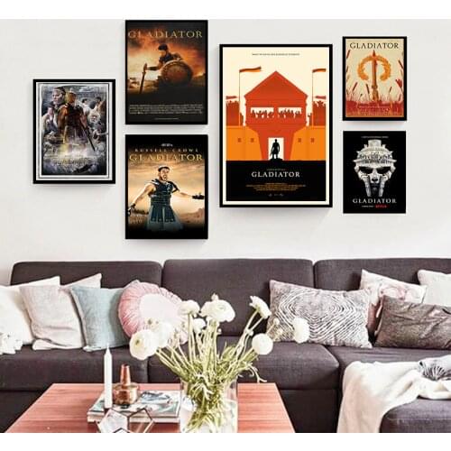 Gladiator Canvas Painting Poster Clear Image Wall Stickers Home Decoration Good Quality Prints Home Decoration Painting