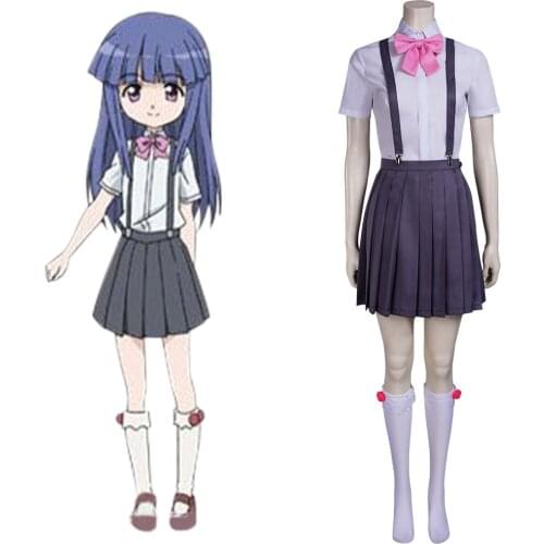 Higurashi: When They Cry Rika Furude Cosplay Costume Outfits Halloween Carnival Suit