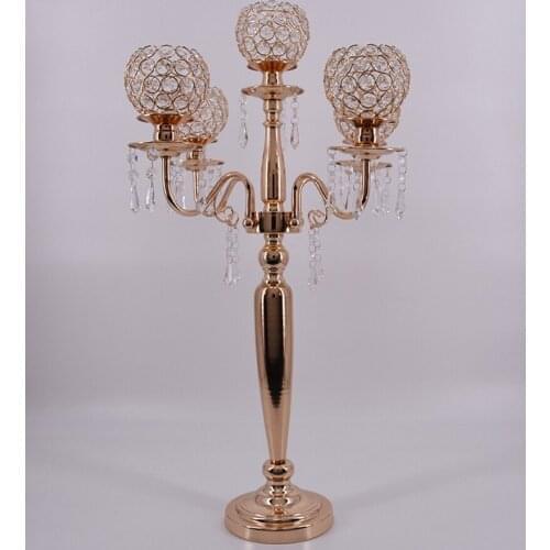 Crystal Wedding Candelabra Table Center 10 pcs/lot