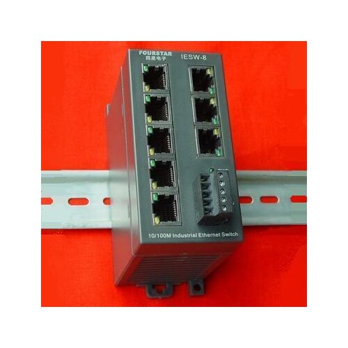 IESW-8 Industrial Grade Wide Temperature Type 8-port Unmanaged Industrial Grade Adapter