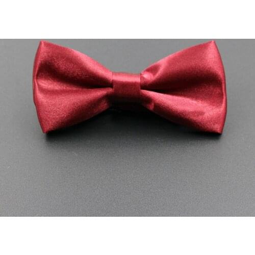 37 Colors Classic Kid Bowtie Solid Color Satin Bow Tie Boys Girls Fashion Bowtie Party Formal Adjustable Fashion Pet Necktie