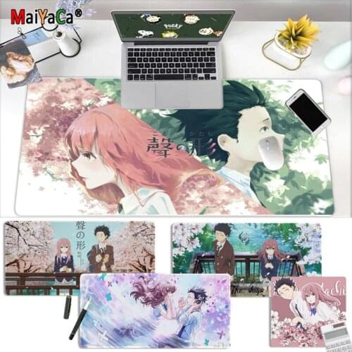MaiYaCa Hot Sales A Silent Voice gamer play mats Mousepad Free Shipping Large Mouse Pad Keyboards Mat
