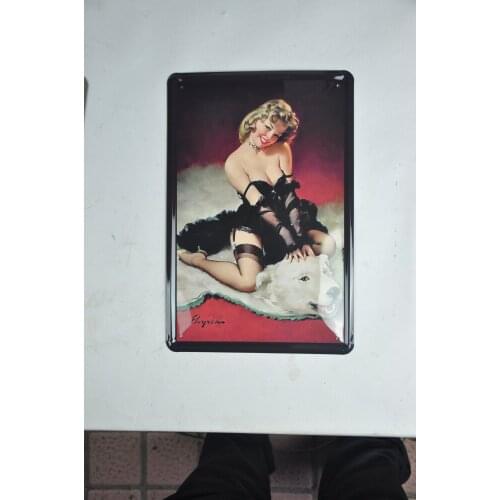 Metal painting rustic bar Cafe Restaurant decorative painting decorative wall retro Tiepai Iron Metal Crafts