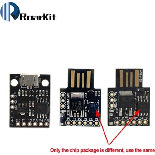 Digispark kickstarter miniature minimal Development Board ATTINY85 Module for Arduino usb ATtiny13A/ATtiny25/ATtiny45 connector