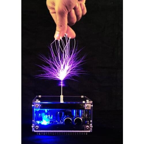 Multifunctional Electronics Audio Music Tesla Coil Module Plasma Speaker Sound Solid Science Experimental Toy with BT