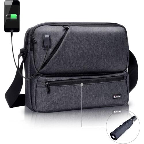 Multipurpose/Multi-Space Crossbody Bags Electronic Accessories Organizer Storage Sling Messenger Bag for iPad,Umbrella,phone