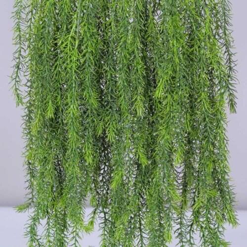 New Artificial grass vine wall hanging plant rattan for home garden decor party wedding deocration greenery fake grass plant