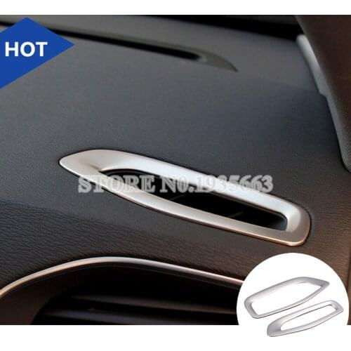 For VOLVO V60 Interior Dashboard Air Vent Outlet Trim Cover 2012-2017 2pcs Car Accessories Interior Car Decor Car Trim