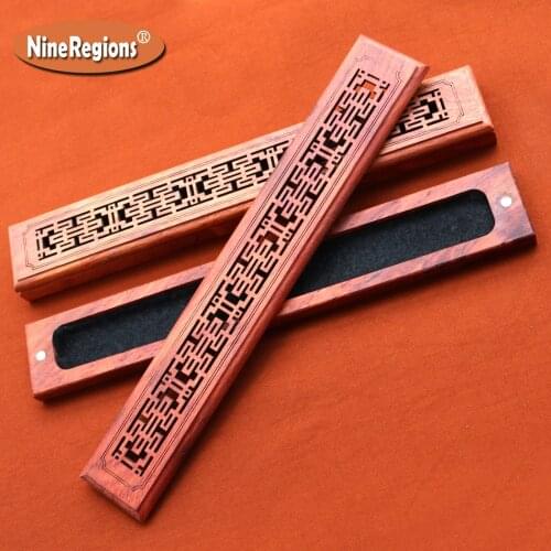 Wholesale Stick Incense burner wooden Vietnamese rosewood Carving Hollow incenso holder portable censer incienso stand tray