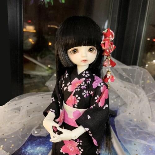 2021 New Style 1/3 1/4 1/6 1/8 Bjd Wig High Temperature Wire Bjd Wig SD For BJD Doll Hair