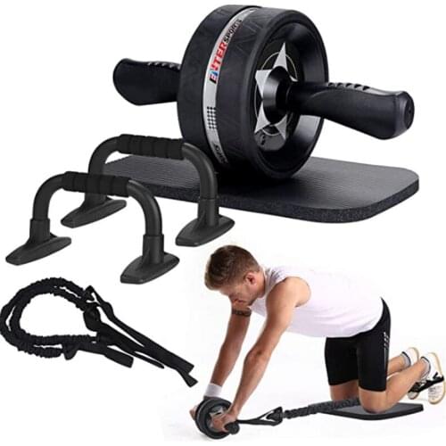 Jump Ropes Sit up Bar AB Roller Power Wheel Exercise Push up Workout Abdominal Mucele Trainer Home Gym Weight Fitness Equipment