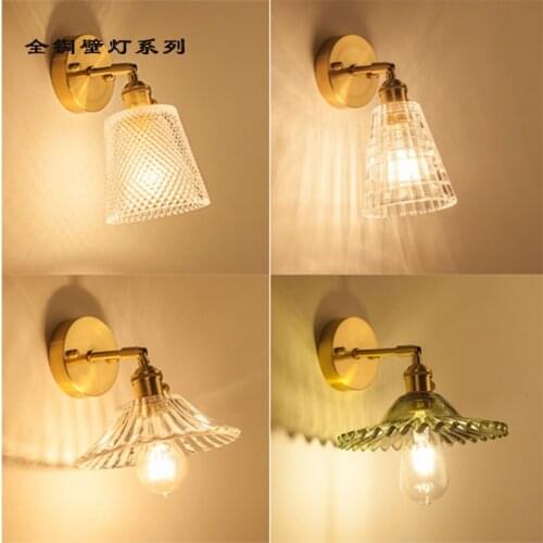Vintage wall lamp luminaria led glass ball bedroom corridor dining room espelho monkey lamp