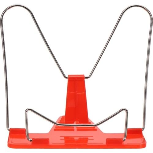 1Piece Foldable Bookends Holder Adjustable Reading Document Holder Base Book Stand for Office School Color Random