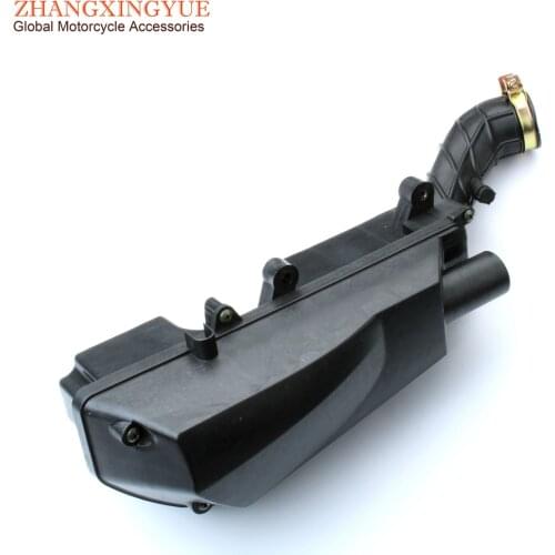 10 Inch Wheel Air Filter Box Complete for Peugeot V-Clic 50 2007-2009 GY6 50cc 139QMB 4-Stroke Scooter Engines